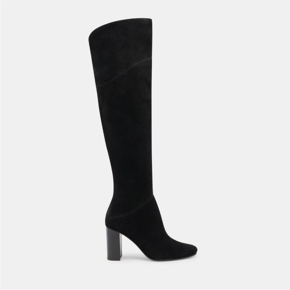 Dolce Vita Over-The-Knee Sury Boots in Onyx, 8.5